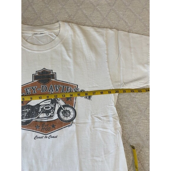Vintage Harley Davidson 2006 Cross Roads Wilkesboro NC 2 Sided Shirt Men’s Large - Picture 14 of 16